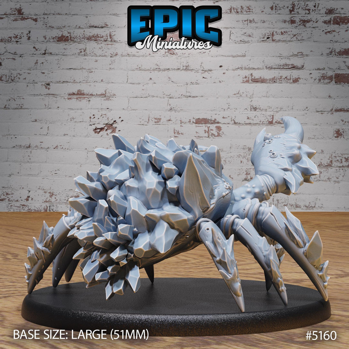 Frost Crab Option #5160 back DND miniature Northern Tales 16k resin