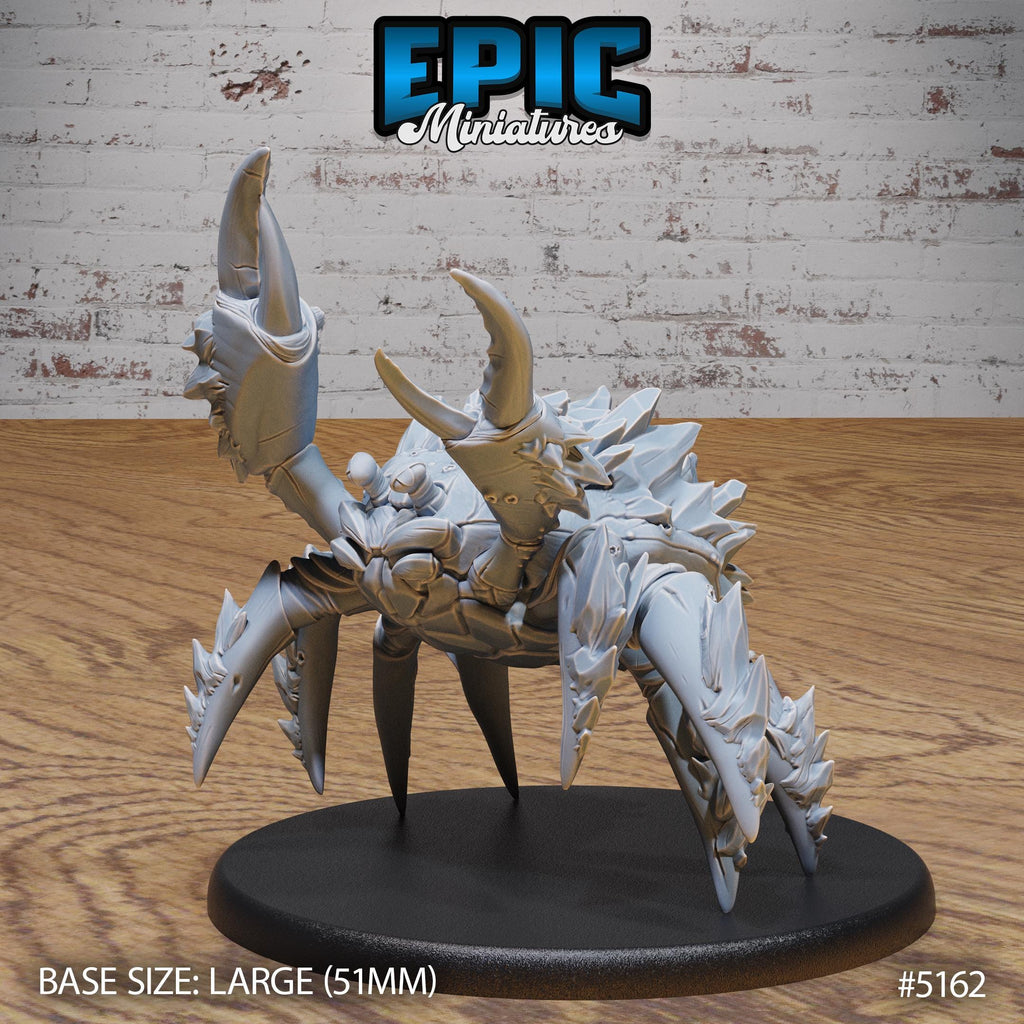 Frost Crab Option #5162 front DND miniature Northern Tales 16k resin