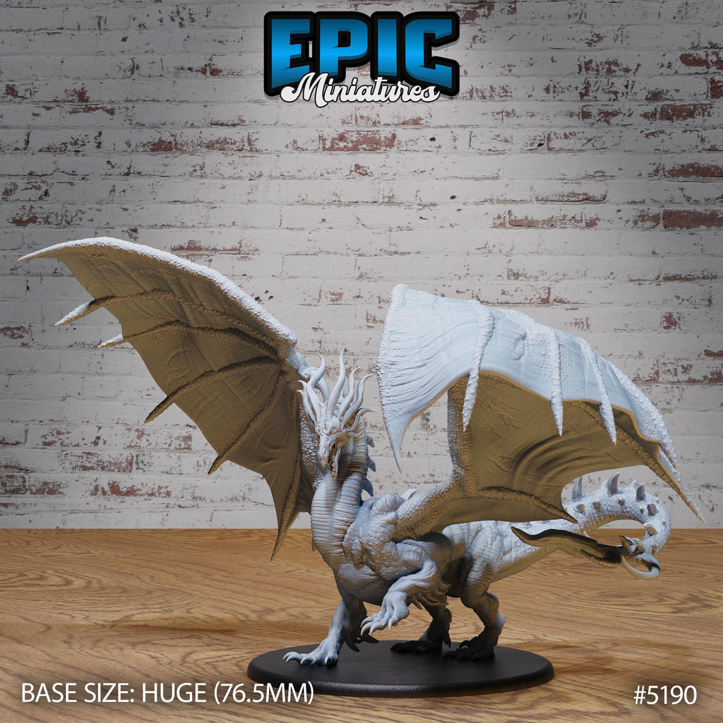 Beowulf Dragon Option #5190 front DND miniature Northern Tales 16k resin