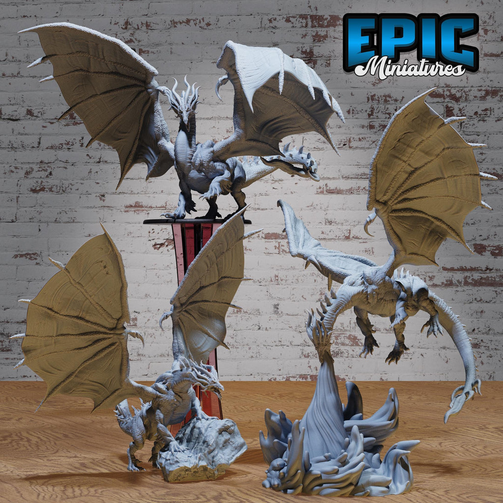 Beowulf Dragon Set of 3 DND miniatures group photo Northern Tales