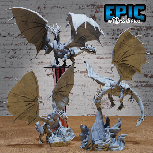Beowulf Dragon Set of 3 DND miniatures group photo Northern Tales