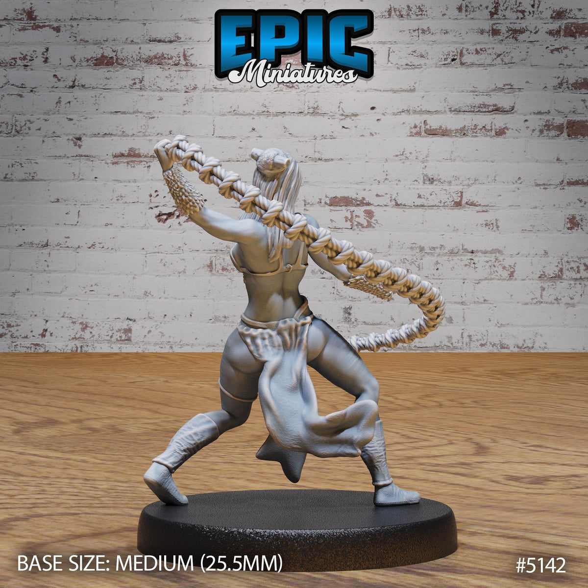 Female Slaver Option #5142 back DND miniature Prison Break 16k resin