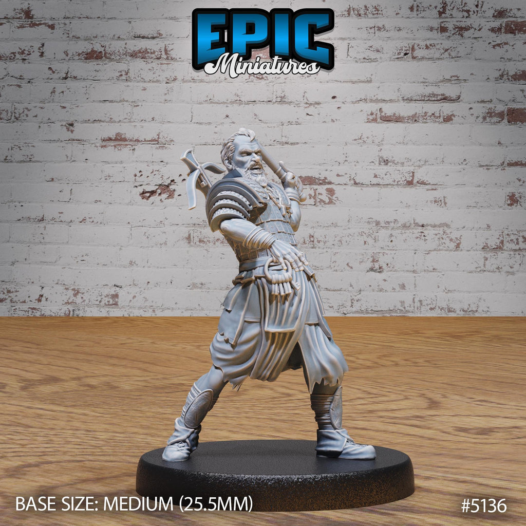 Human Jailer Option #5136 front DND miniature Prison Break 16k resin