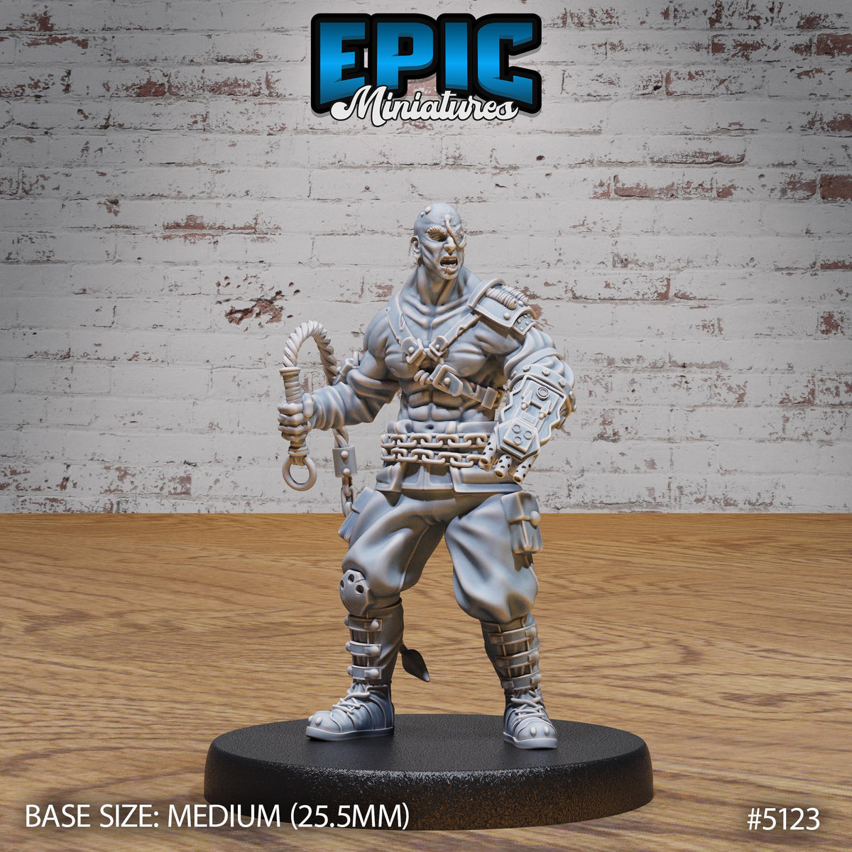 Slave Merchant Option #5123 front DND miniature Prison Break 16k resin