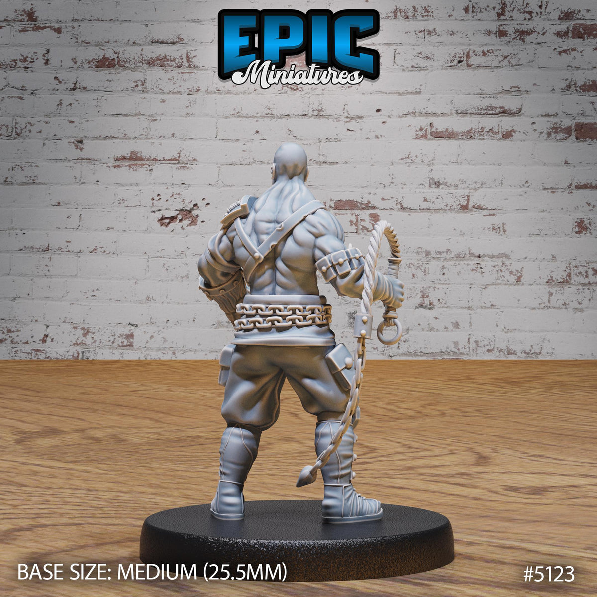 Slave Merchant Option #5123 back DND miniature Prison Break 16k resin