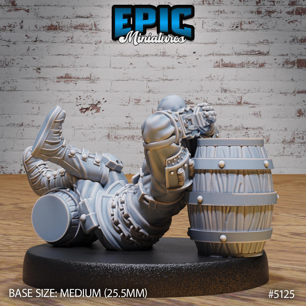 Slave Merchant Option #5125 back DND miniature Prison Break 16k resin