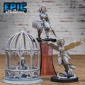 Captured Harpy Set of 3 DND miniatures group photo Prison Break