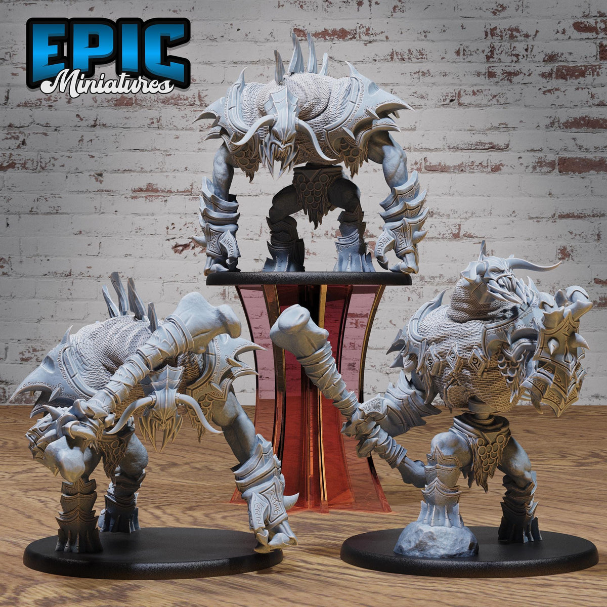 Bone Guard Set of 3 DND miniatures group photo Prison Break