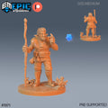Firbolg Druid Option #1971 front DND miniature Infested Woodlands 16k resin