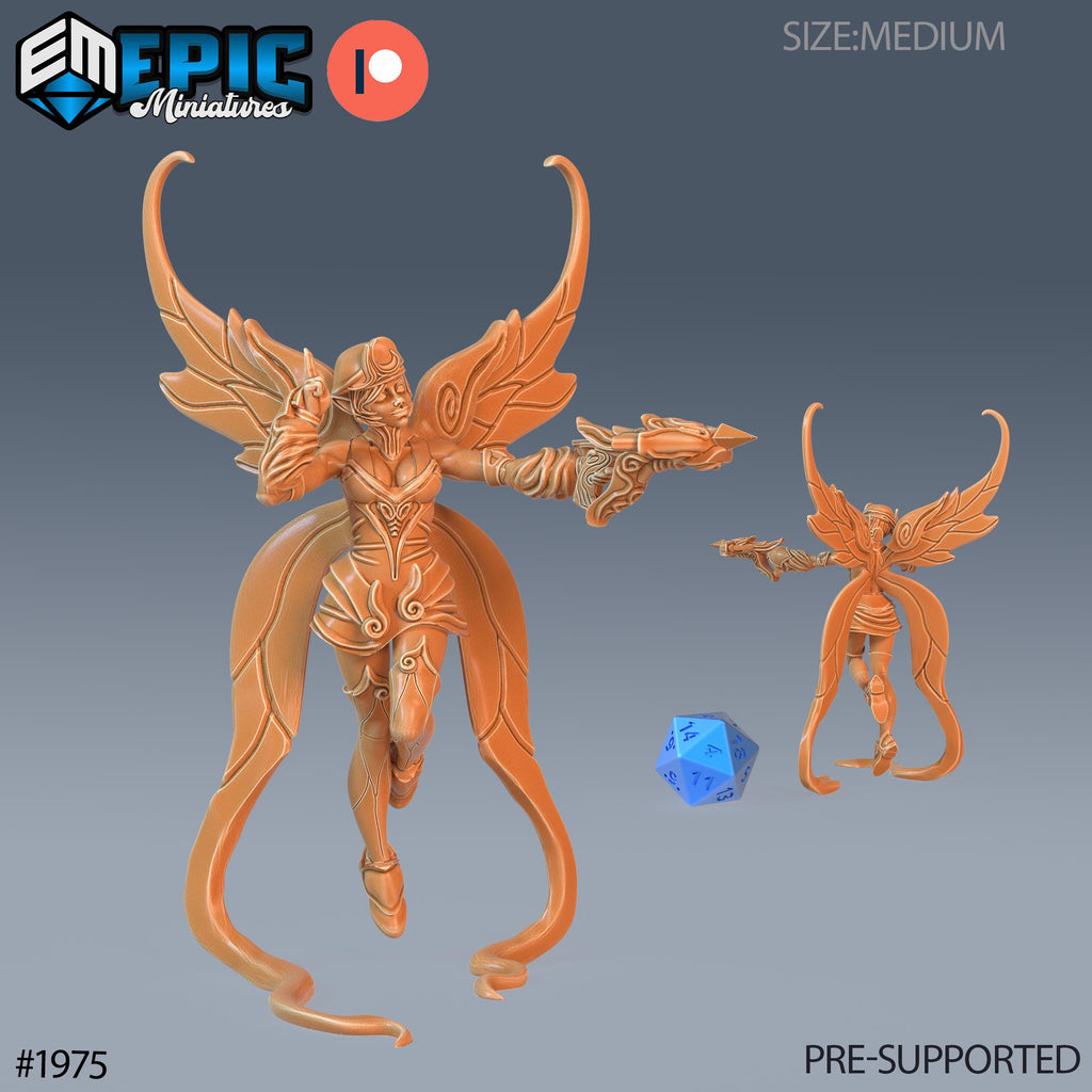 Fairy Patrol Option #1975 front DND miniature Infested Woodlands 16k resin