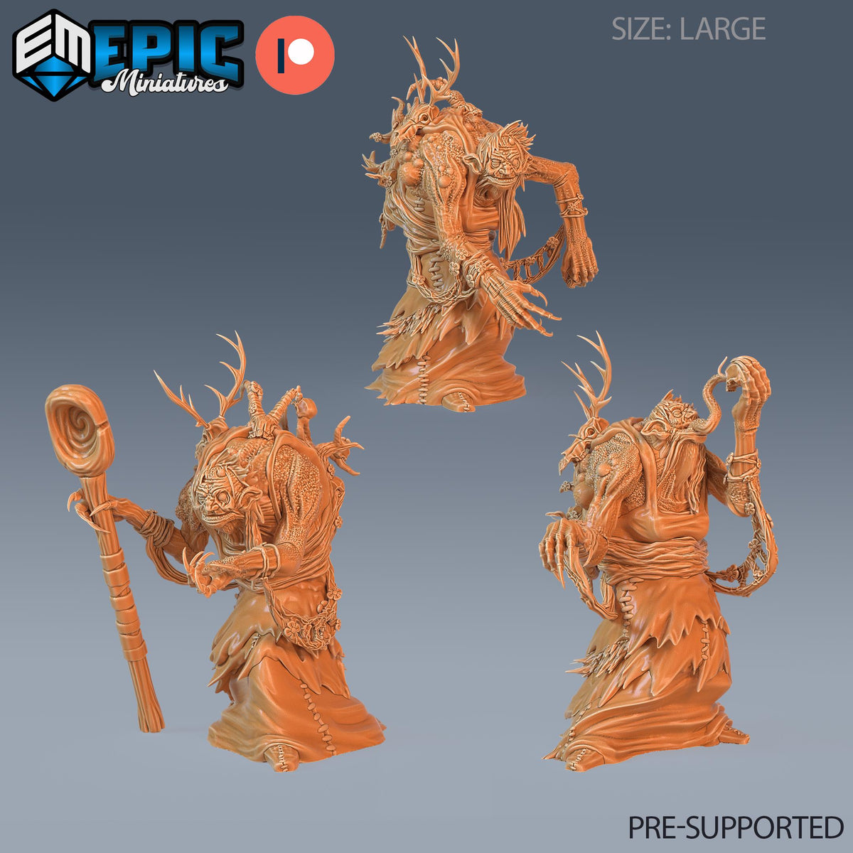 Annis Hag Set of 3 DND miniatures group photo Infested Woodlands