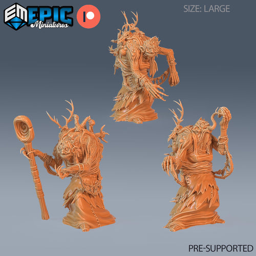 Annis Hag Set of 3 DND miniatures group photo Infested Woodlands