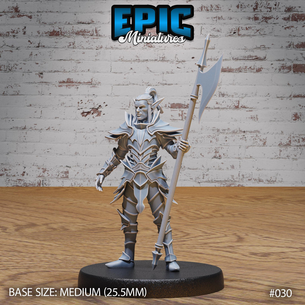 Dark Elf Army Collection Option #030 front DND miniature Dark Elf Army Pack 16k resin