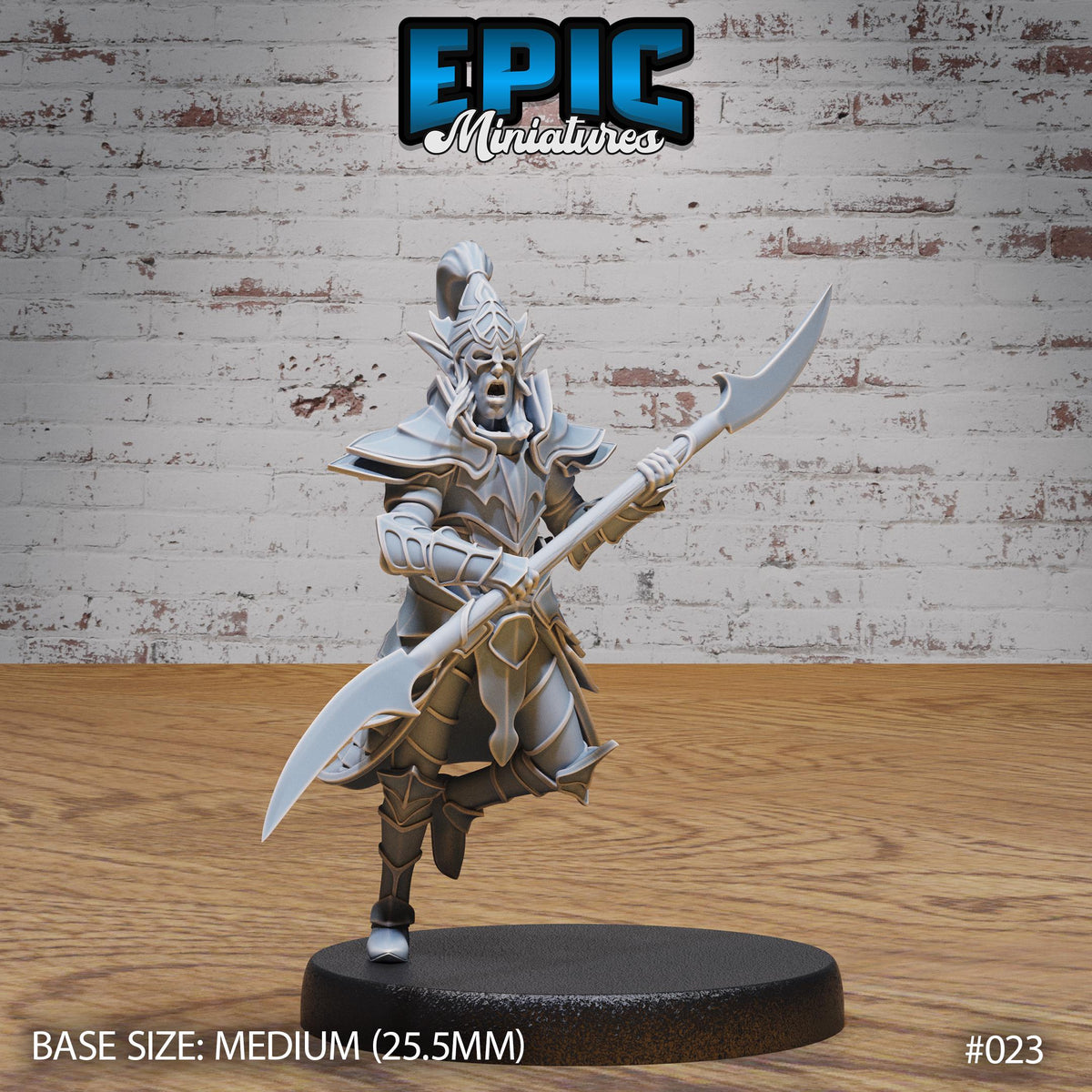 Dark Elf Army Collection Option #023 front DND miniature Dark Elf Army Pack 16k resin