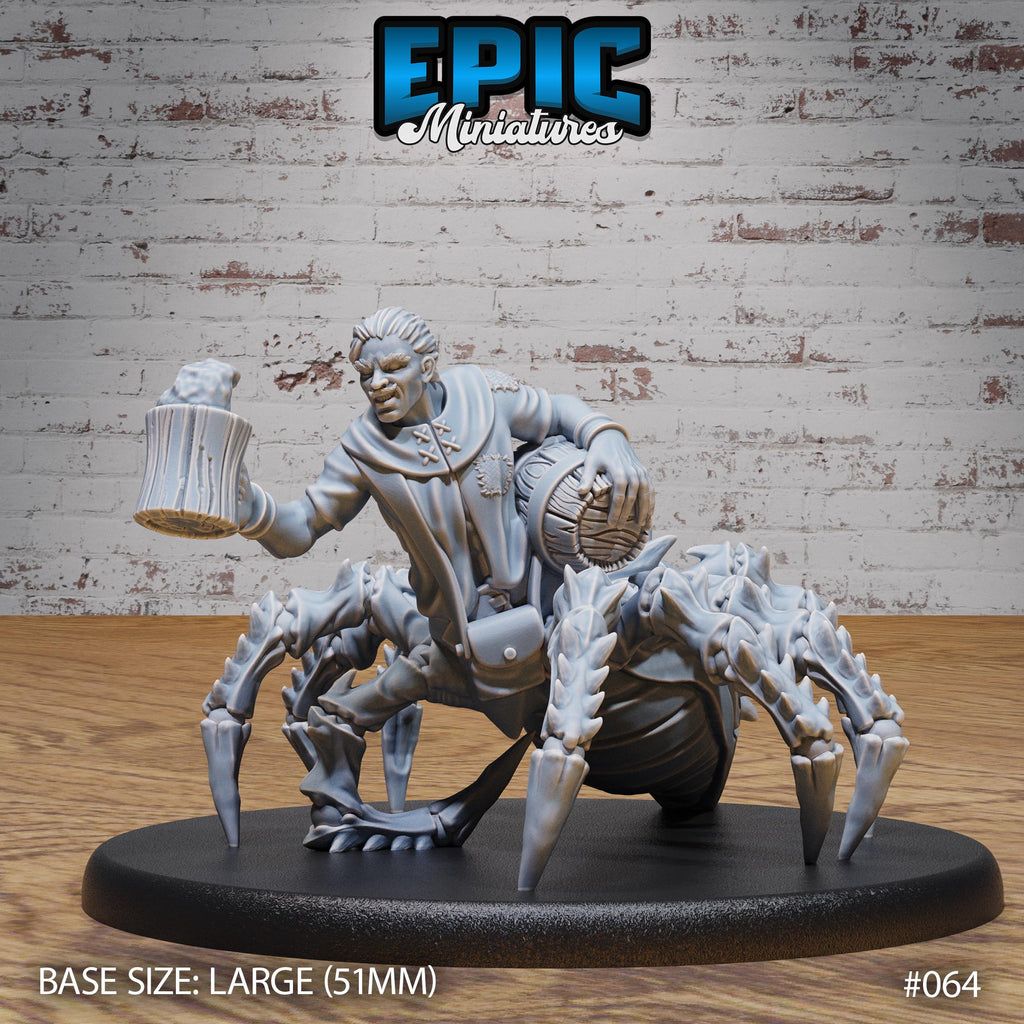 Drider Folk Option #064 front DND miniature Dark Elf Army Pack 16k resin