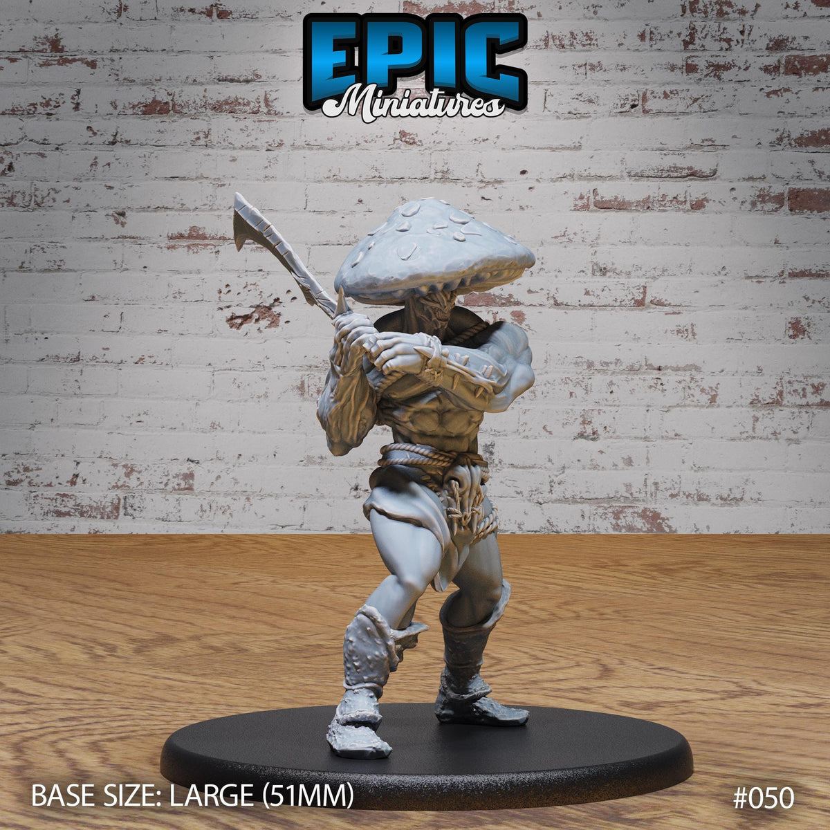 Mushroom Folk Set of 3 DND miniatures group photo Dark Elf Army Pack