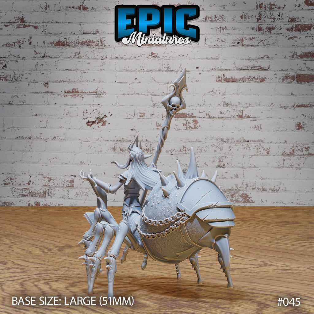 Drider Lich Lord Set of 4 DND miniature Dark Elf Army Pack photo 6