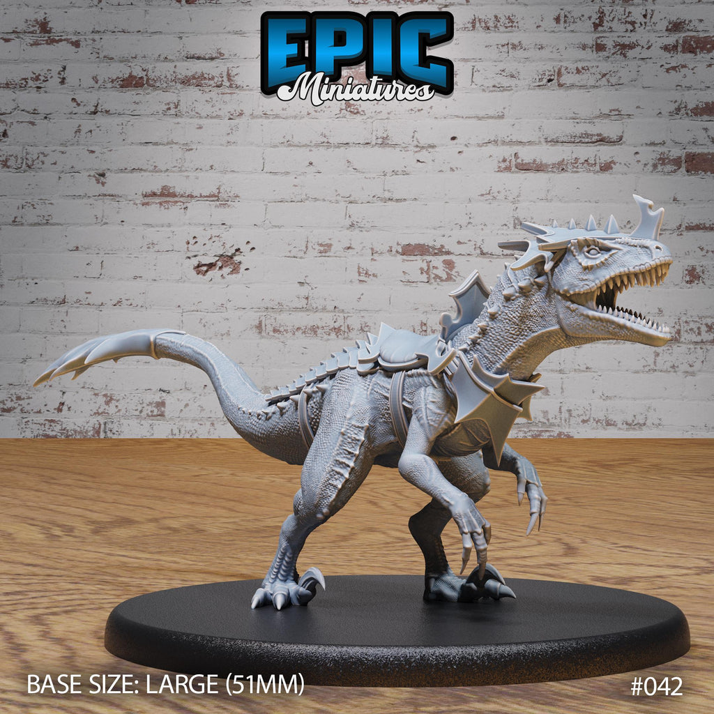 Dark Elf Riders and Mounts Spider Panther Raptor Option #042 front DND miniature Dark Elf Army 16k resin