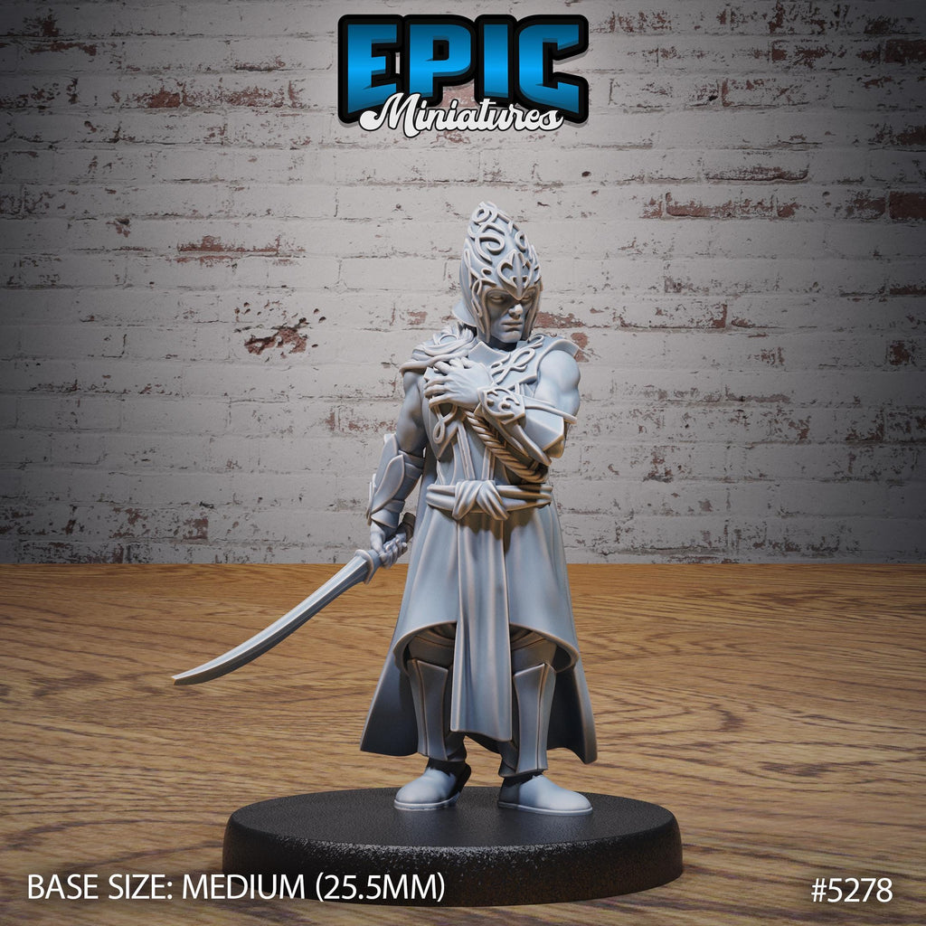 Elf Army Option #5278 front DND miniature Ancient Nature 16k resin