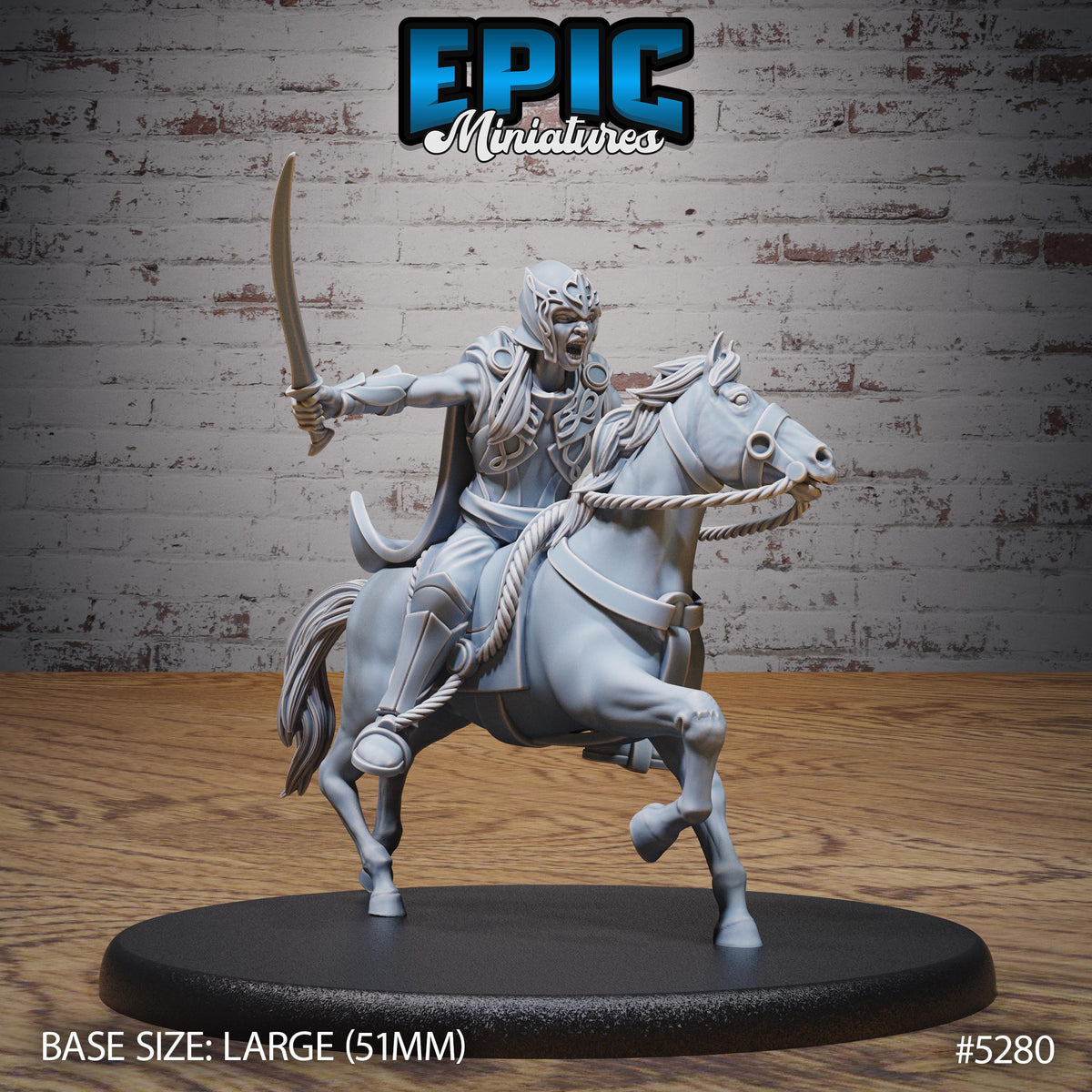 Elf Army Option #5280 front DND miniature Ancient Nature 16k resin