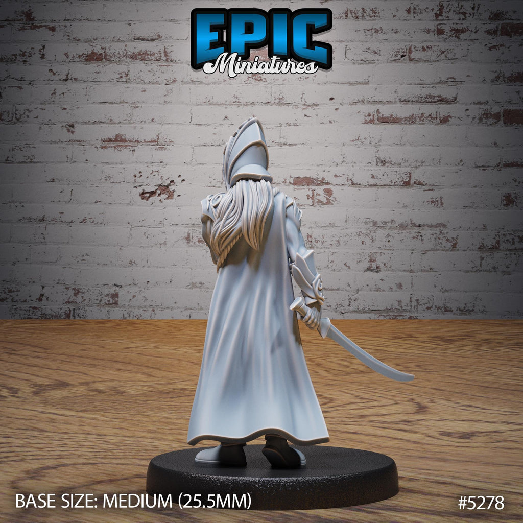 Elf Army Option #5278 back DND miniature Ancient Nature 16k resin