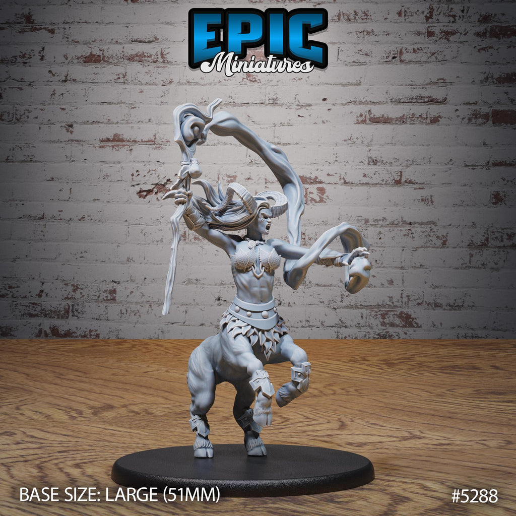 Faun Centaur Option #5288 front DND miniature Ancient Nature 16k resin
