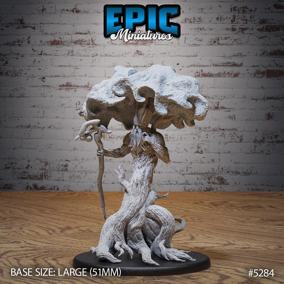 Tree Dryad Guru Option #5284 front DND miniature Ancient Nature 16k resin