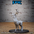 Deer King Option #5270 (2) front DND miniature Ancient Nature 16k resin
