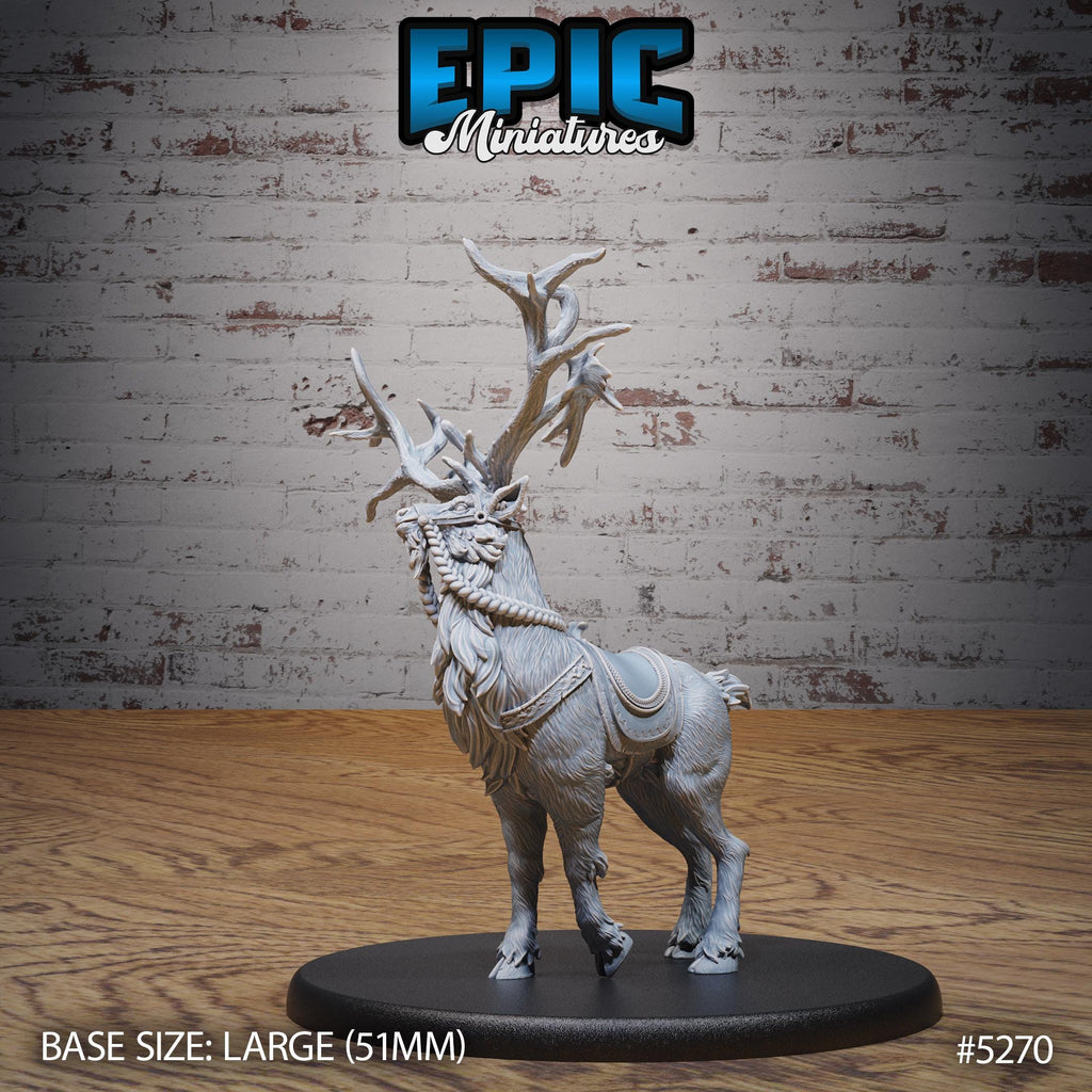 Deer King Option #5270 front DND miniature Ancient Nature 16k resin