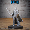 High Elf and Deer King Option #5267 front DND miniature Ancient Nature 16k resin