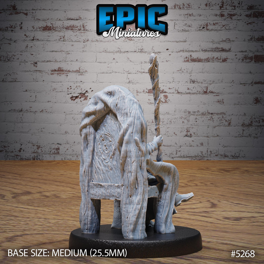 High Elf and Deer King Option #5268 back DND miniature Ancient Nature 16k resin