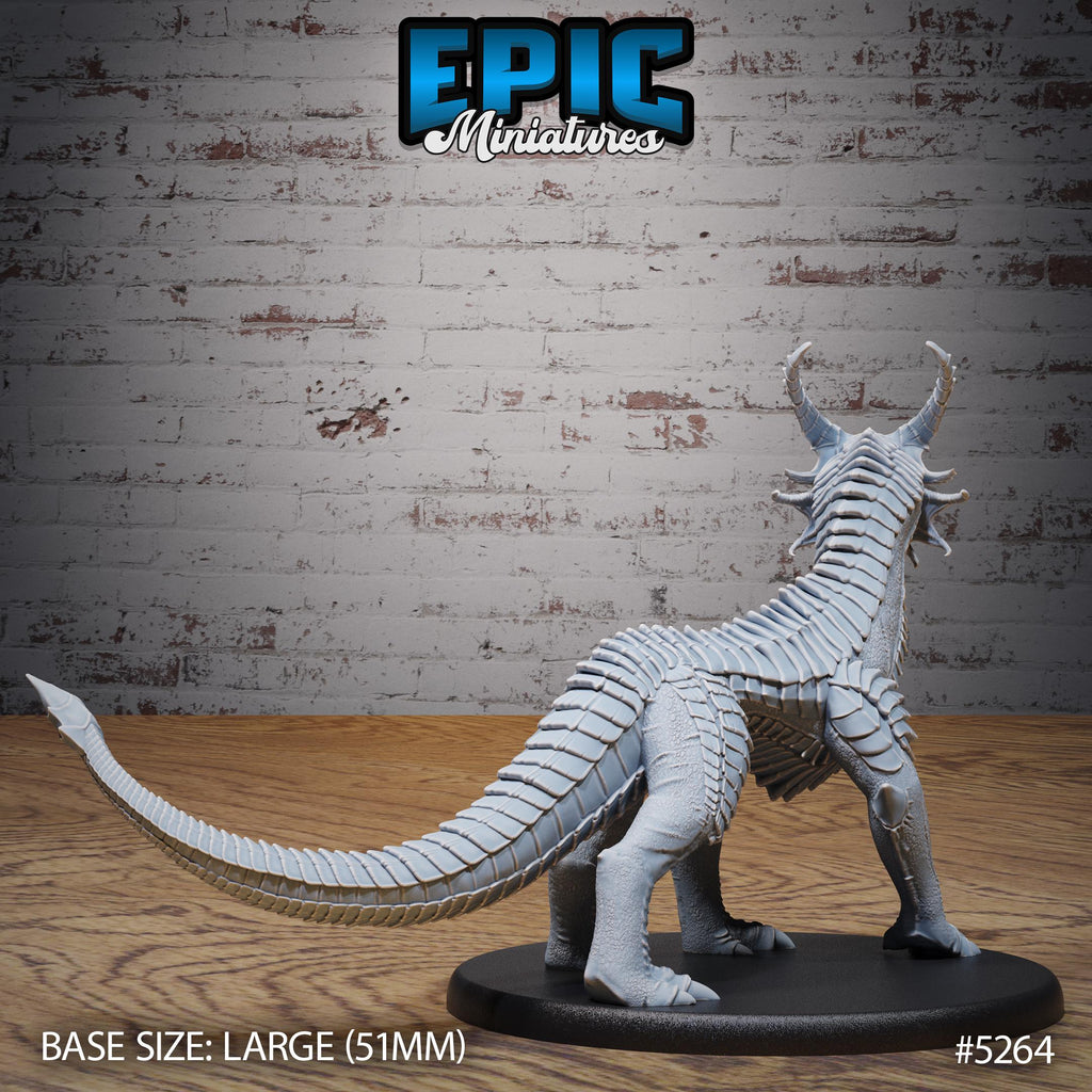 Copper Guard Drake Option #5264 (2) back DND miniature Ancient Nature 16k resin