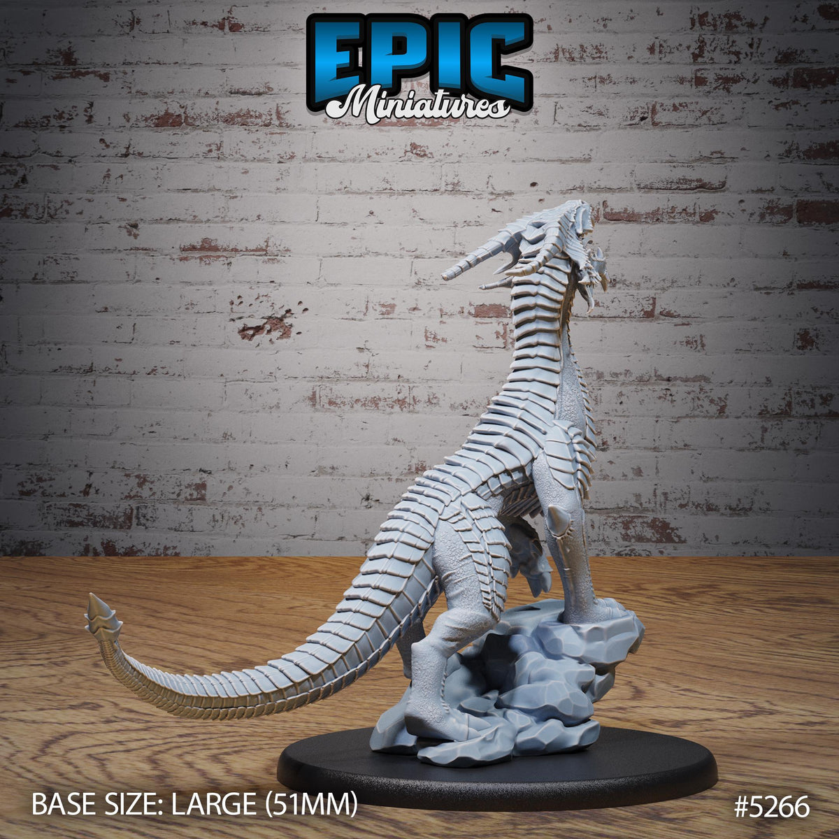 Copper Guard Drake Option #5266 back DND miniature Ancient Nature 16k resin