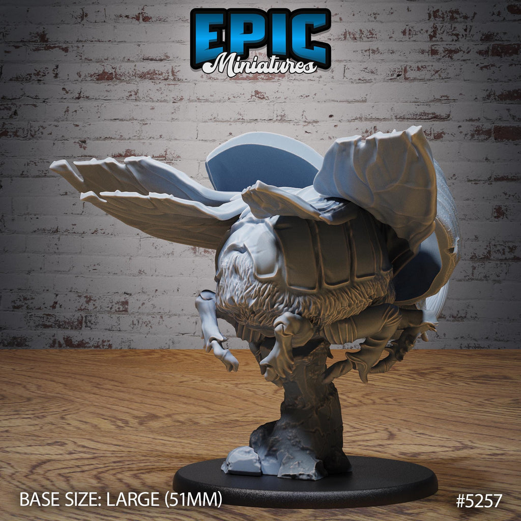 Giant Dung Beetle Option #5257 back DND miniature Ancient Nature 16k resin