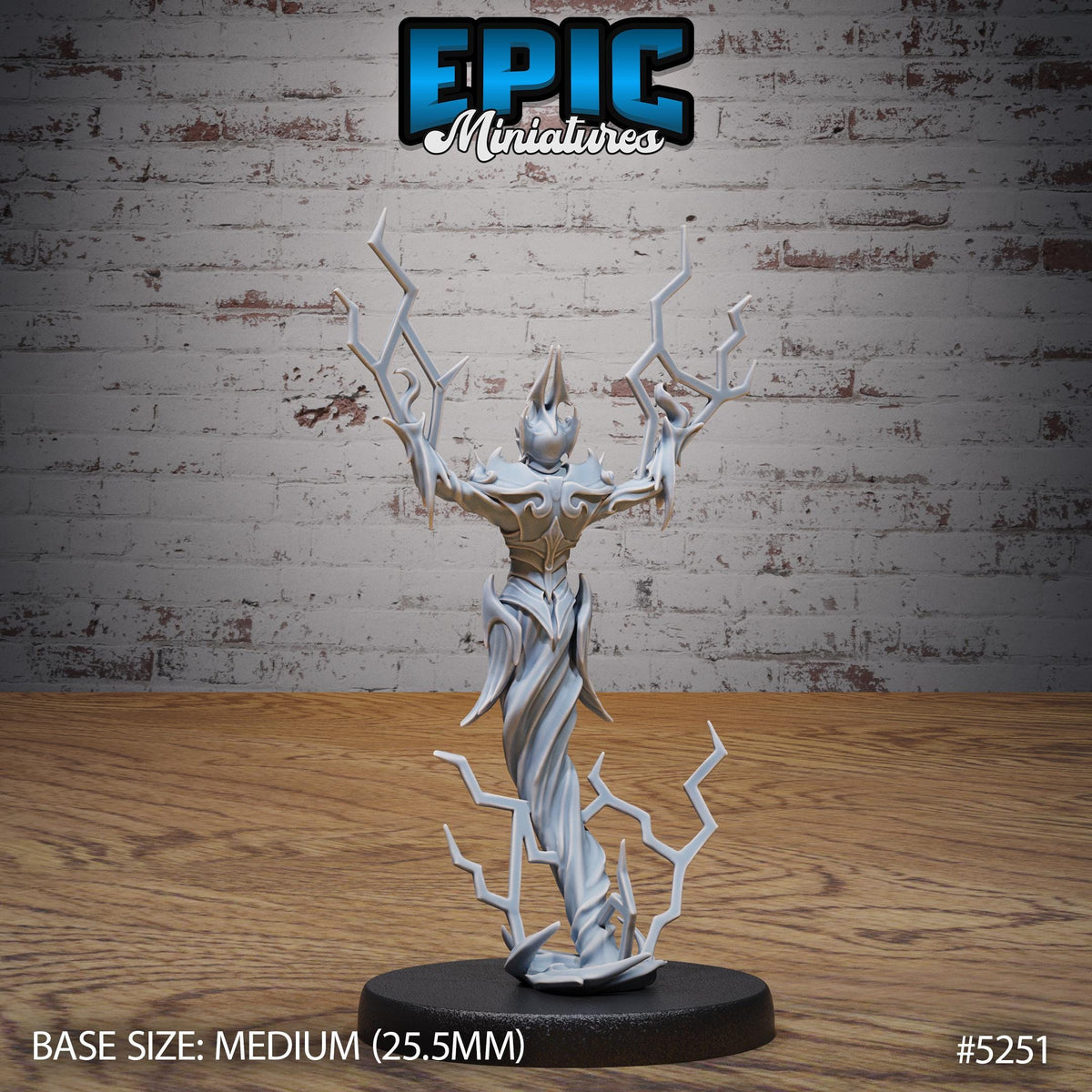 Myrmidon Air Option #5251 back DND miniature Ancient Nature 16k resin