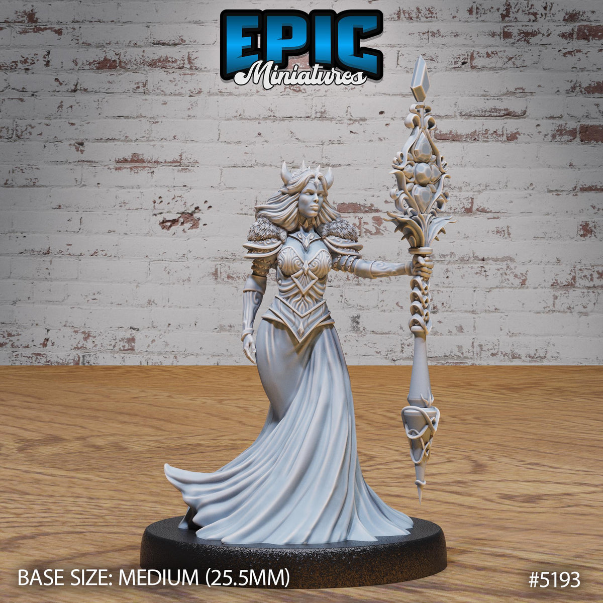 Grendel's Mother Option #5193 front DND miniature Northern Tales 16k resin