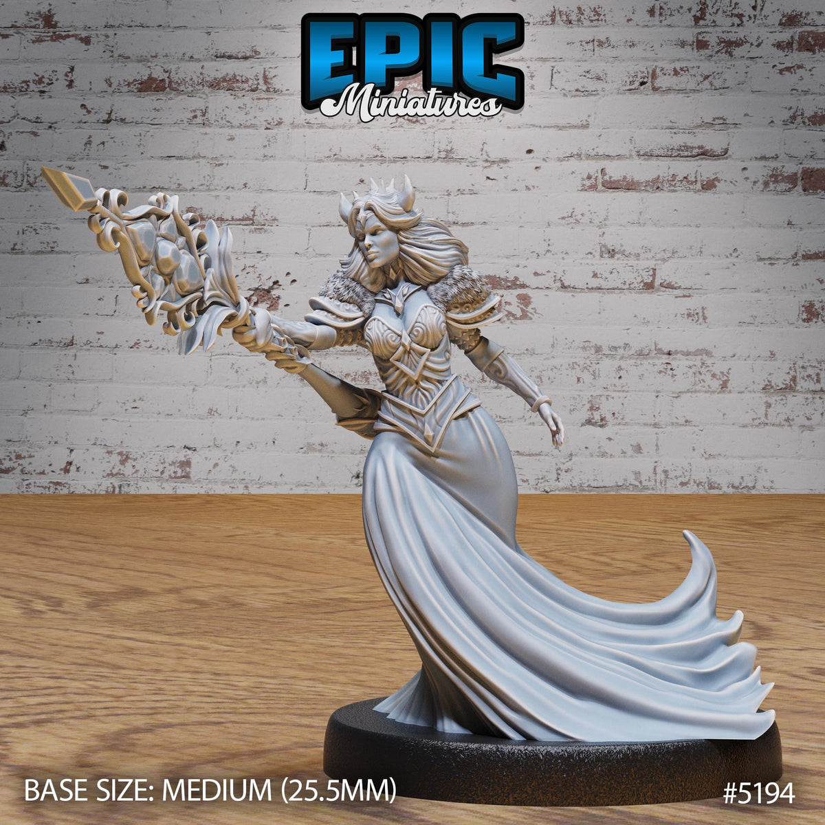 Grendel's Mother Option #5194 front DND miniature Northern Tales 16k resin