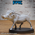 Warthog Option #5153 front DND miniature Northern Tales 16k resin