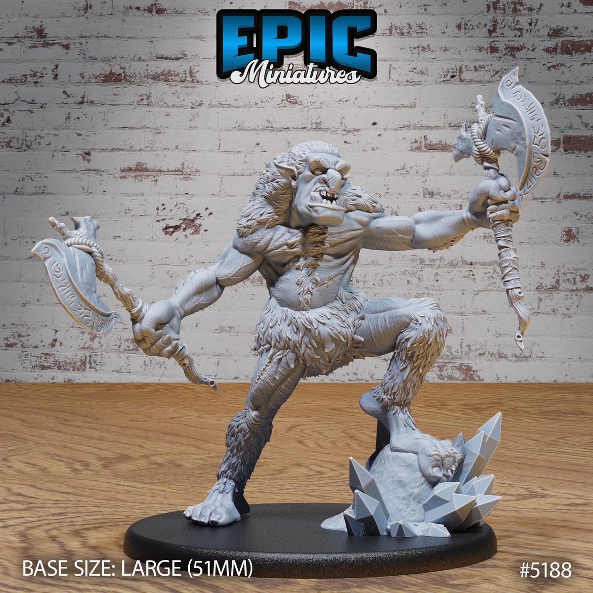 Grendel Option #5188 front DND miniature Northern Tales 16k resin