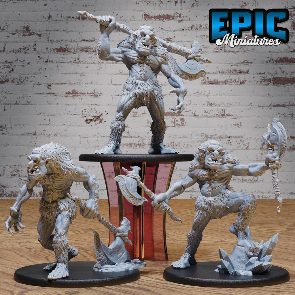 Grendel Set of 3 DND miniatures group photo Northern Tales