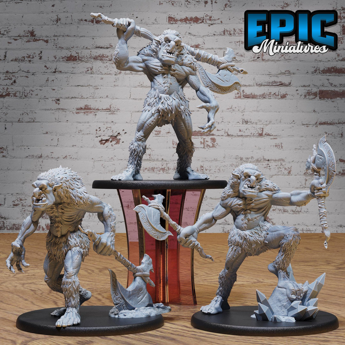 Grendel Set of 3 DND miniatures group photo Northern Tales