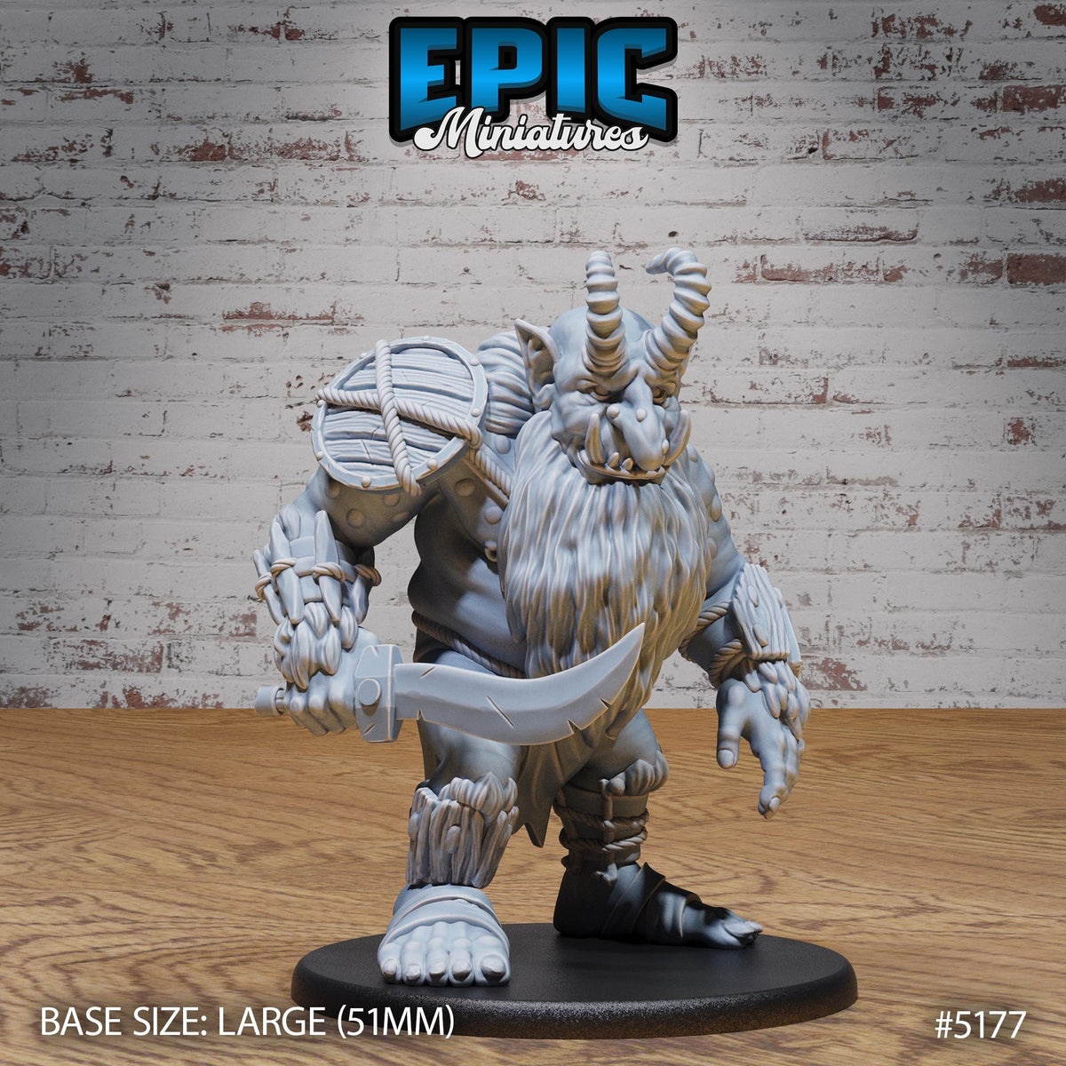 Bridge Troll Option #5177 front DND miniature Northern Tales 16k resin
