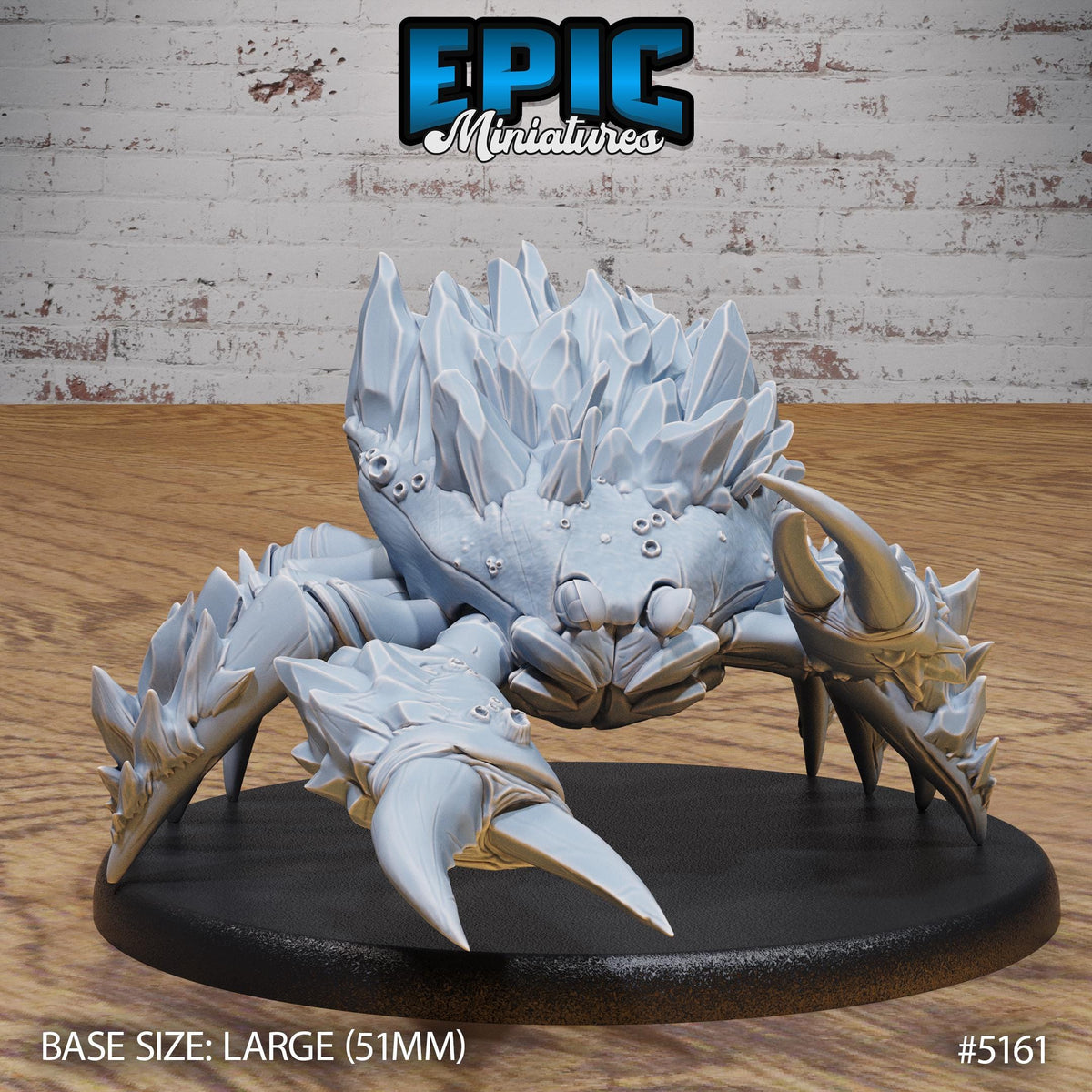 Frost Crab Option #5161 front DND miniature Northern Tales 16k resin