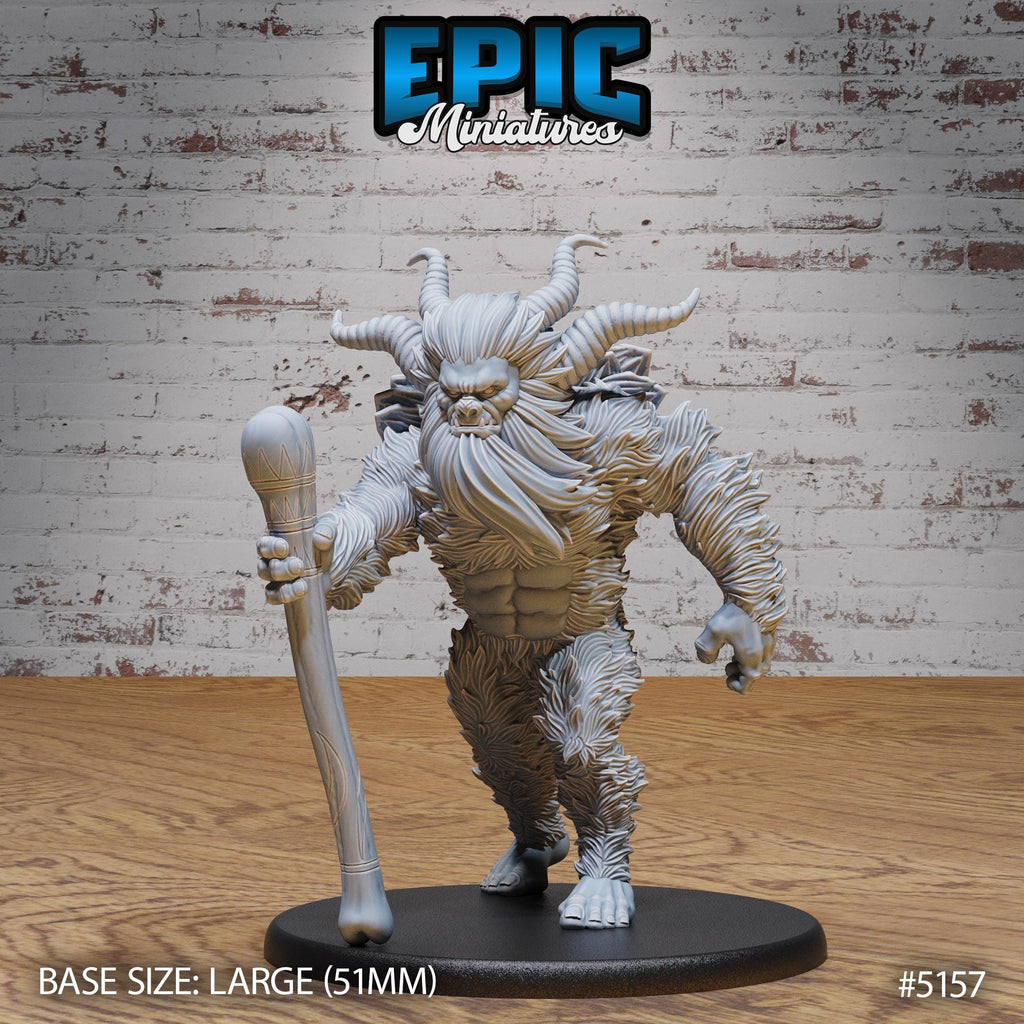 Old Yeti Option #5157 front DND miniature Northern Tales 16k resin