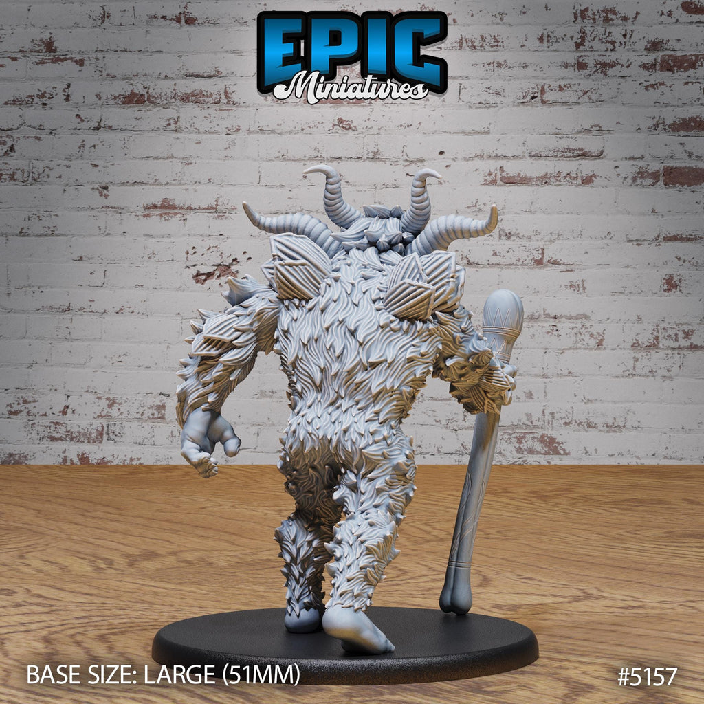 Old Yeti Option #5157 back DND miniature Northern Tales 16k resin