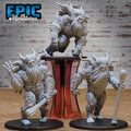 Old Yeti Set of 3 DND miniatures group photo Northern Tales