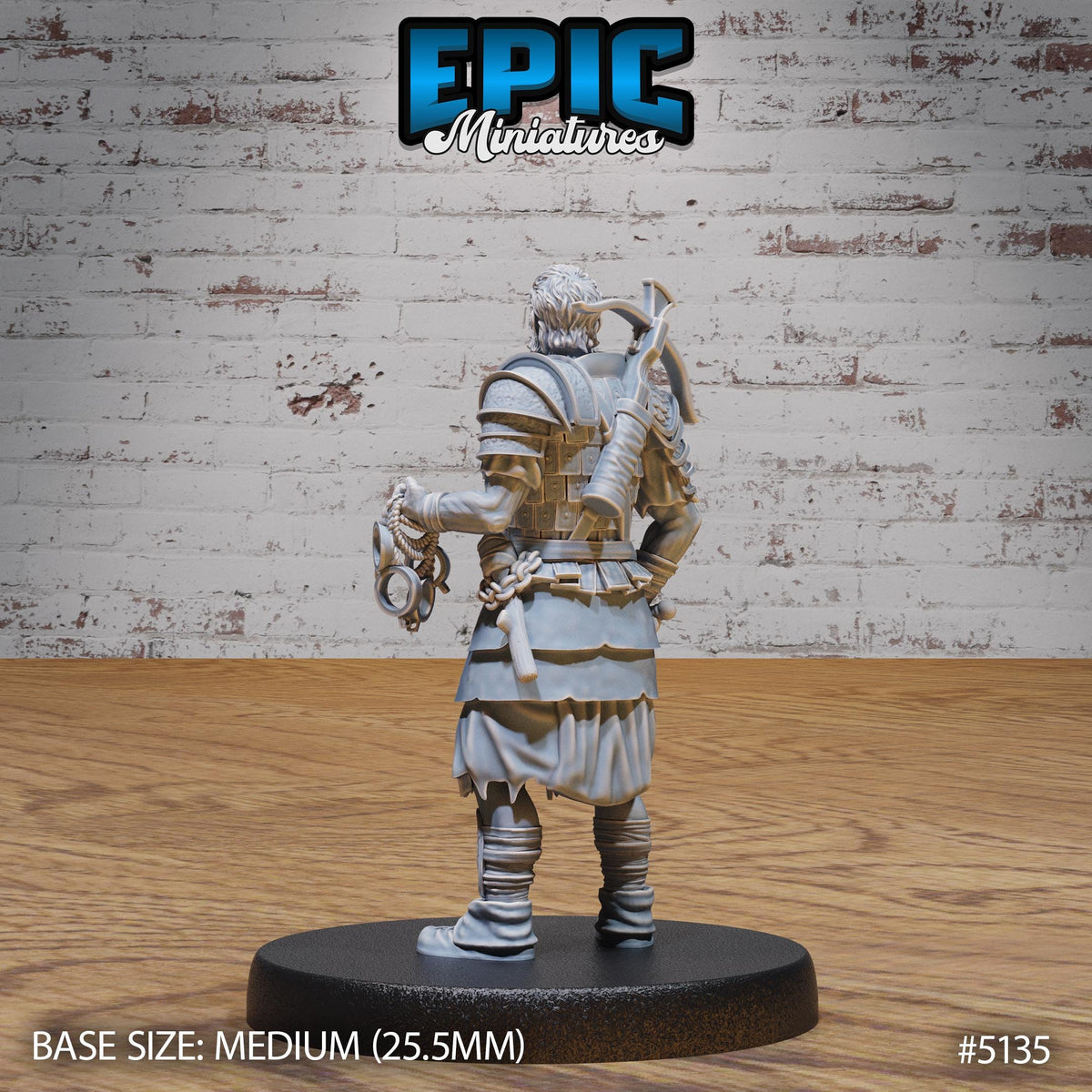 Human Jailer Option #5135 back DND miniature Prison Break 16k resin
