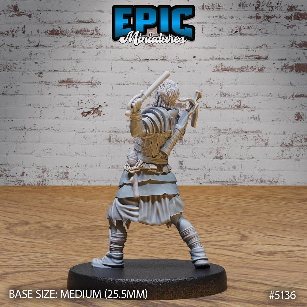 Human Jailer Option #5136 back DND miniature Prison Break 16k resin