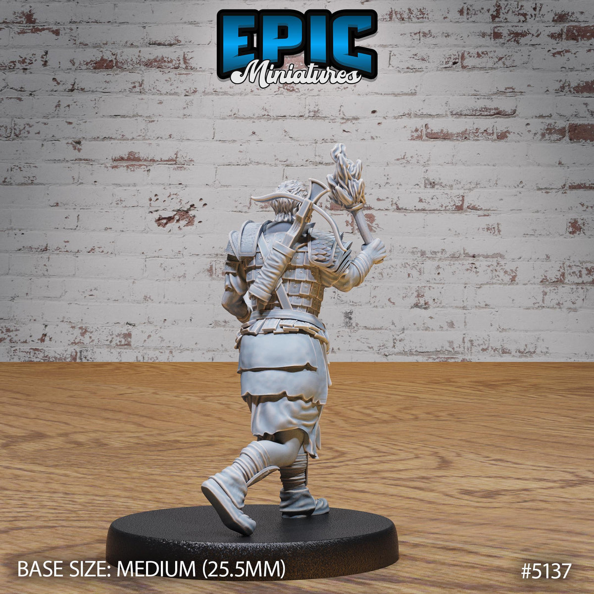 Human Jailer Option #5137 back DND miniature Prison Break 16k resin