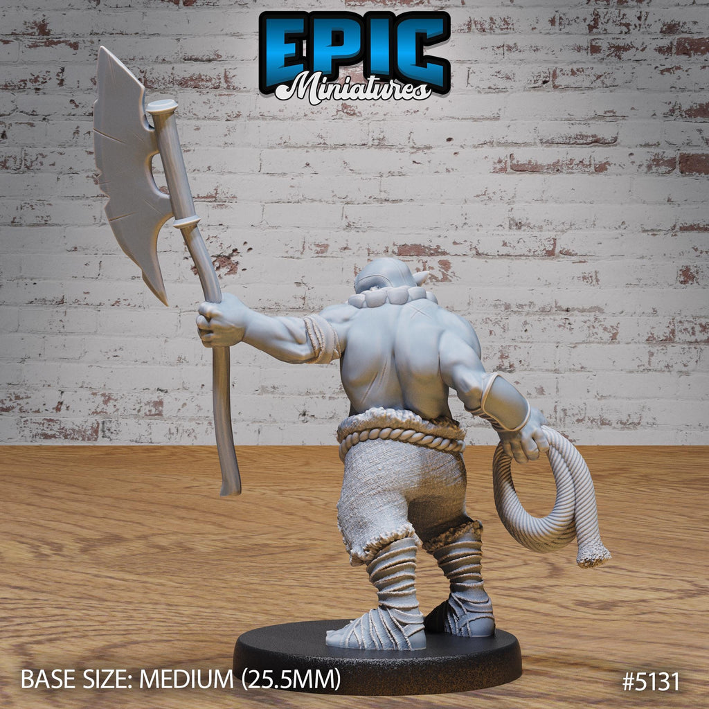 Troll Executioner Option #5131 back DND miniature Prison Break 16k resin